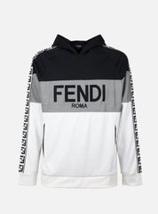 Felpa logo FF con cappuccio