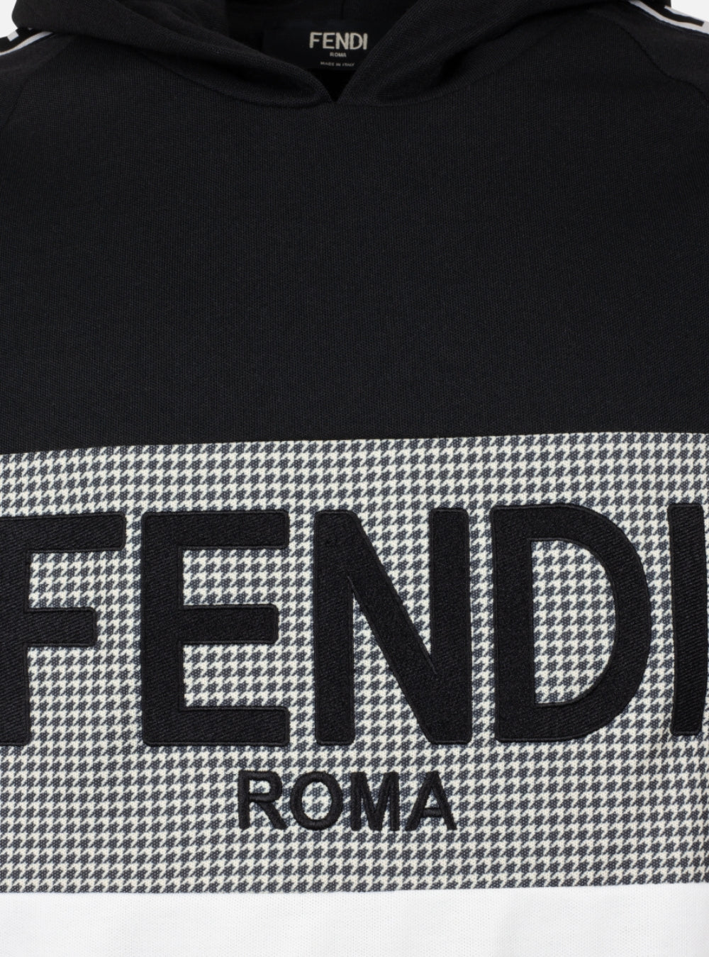 Felpa logo FF con cappuccio