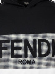Felpa logo FF con cappuccio