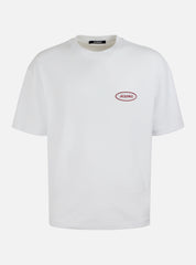 T-shirt con patch logo