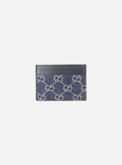 Portacarte GG denim
