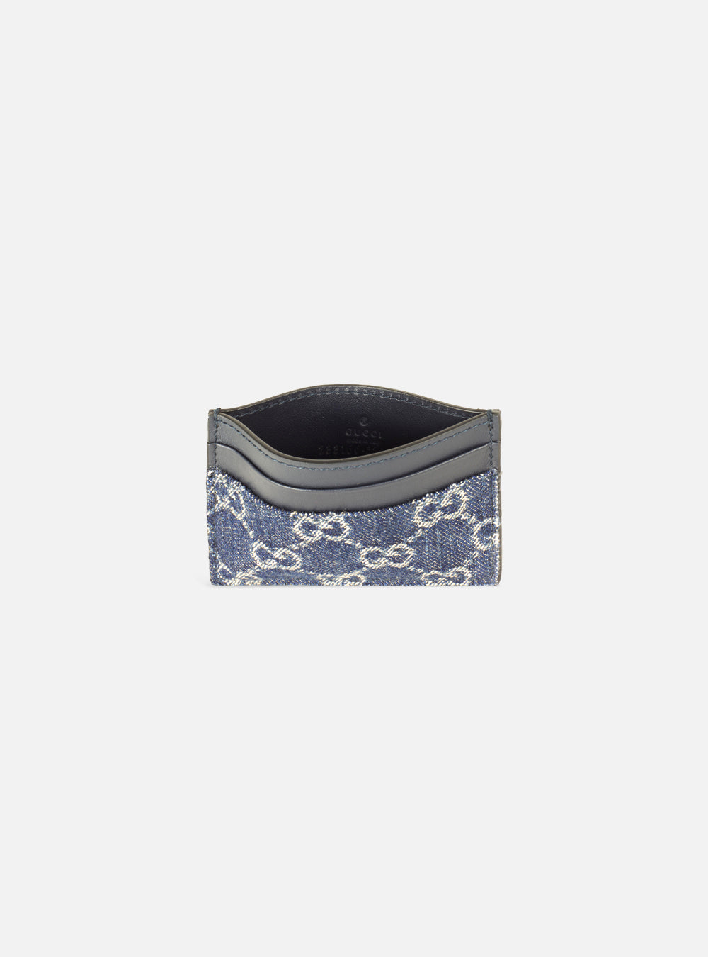 Portacarte GG denim