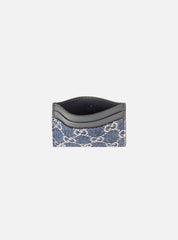 Portacarte GG denim