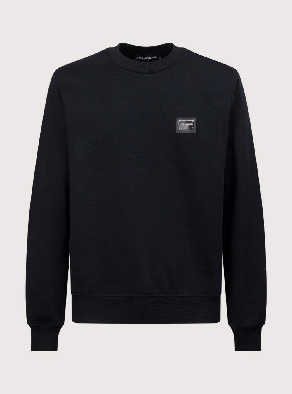 Logo plaque sweatshirt
