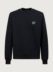 Logo plaque sweatshirt