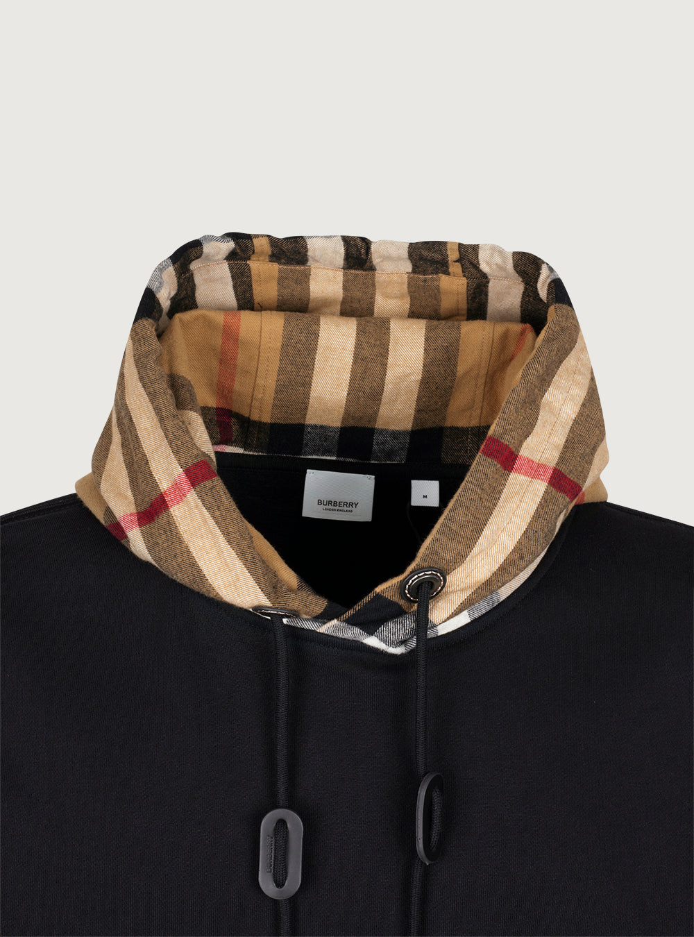 Felpa con cappuccio Check