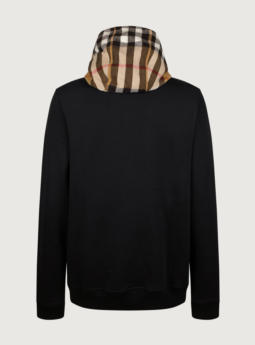 Felpa con cappuccio Check