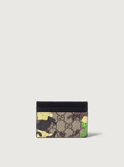 GG supreme camouflage card holder 