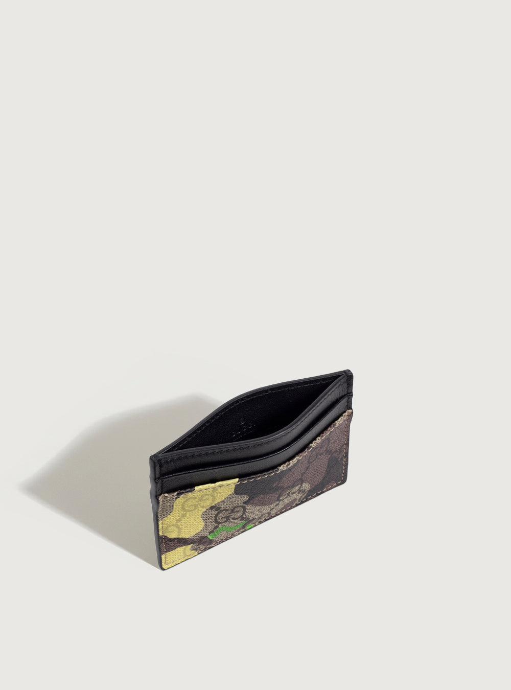 GG supreme camouflage card holder 