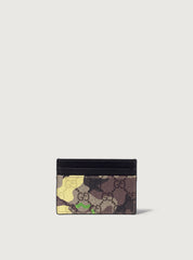 GG supreme camouflage card holder 