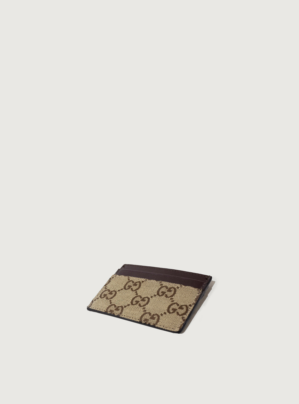 GG denim card holder 