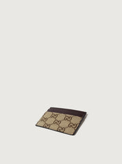 GG denim card holder 