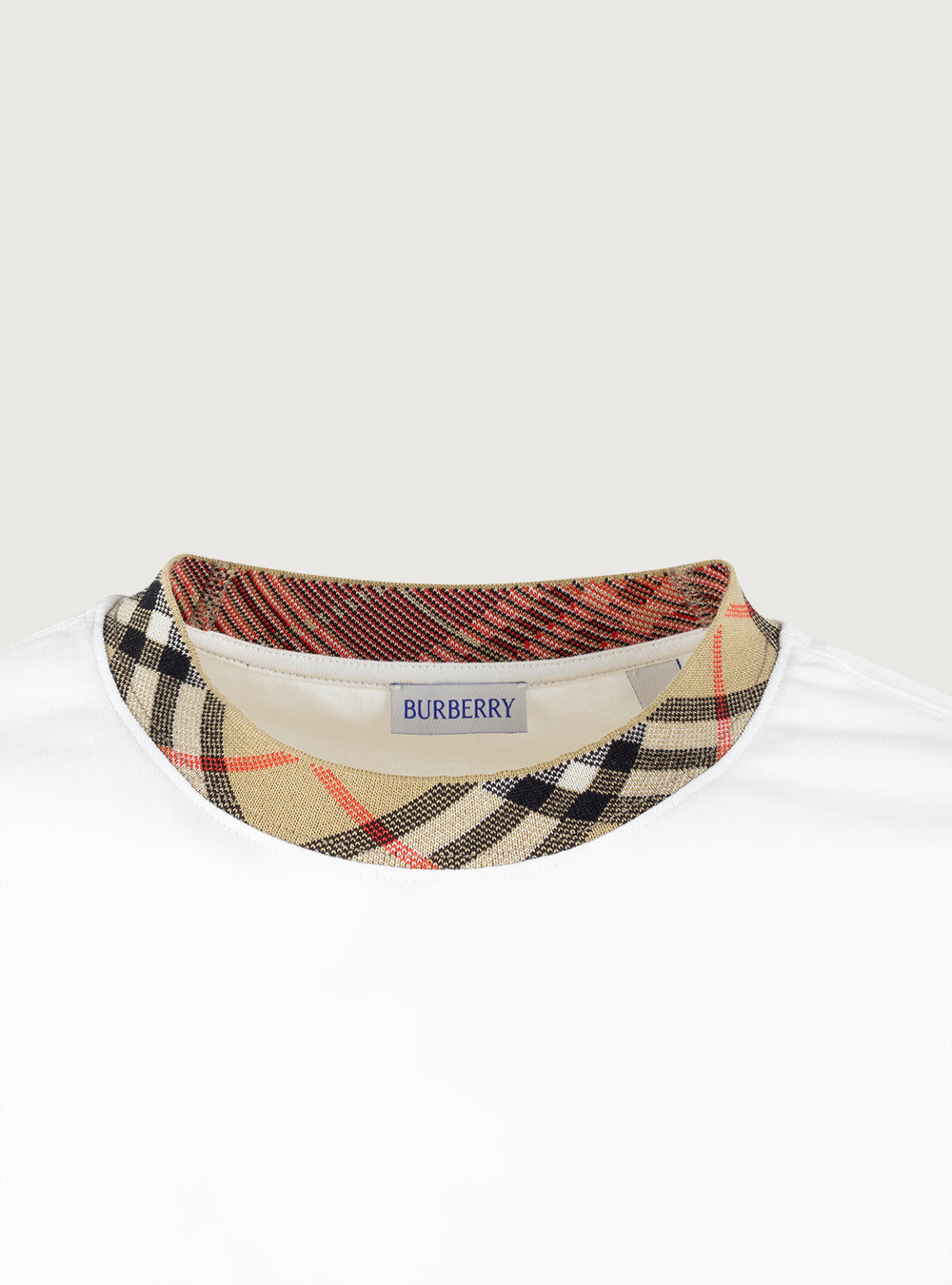 T-shirt Girocollo Check