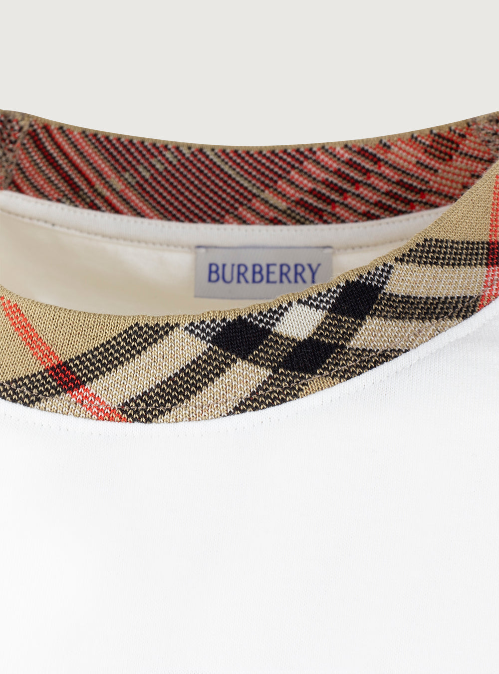 T-shirt Girocollo Check