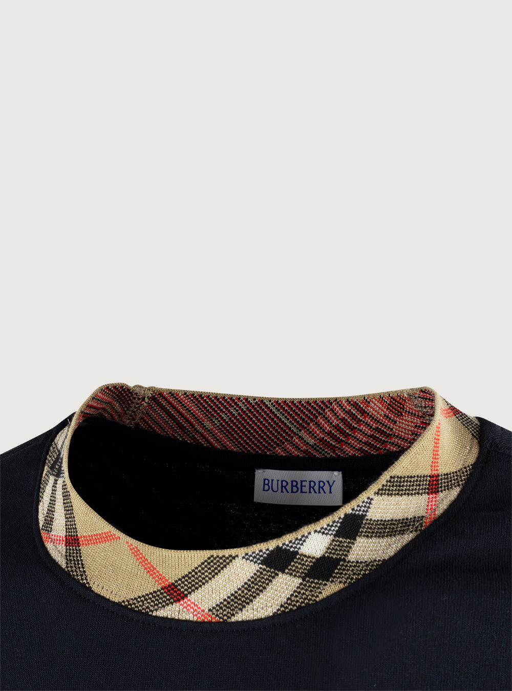 T-shirt Girocollo Check