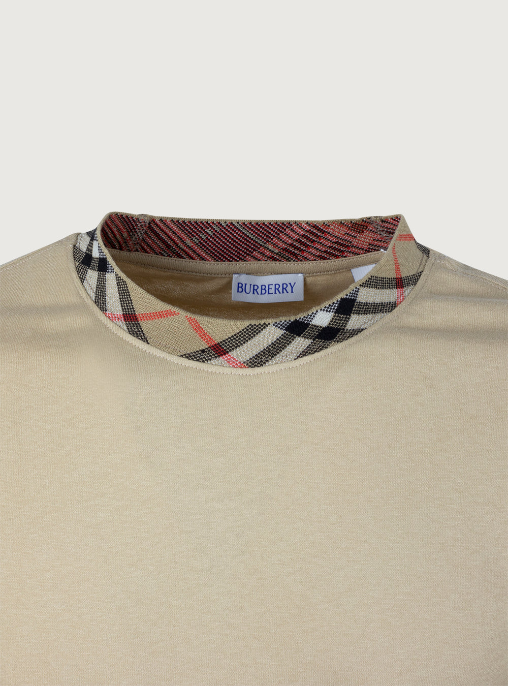 T-shirt Girocollo Check