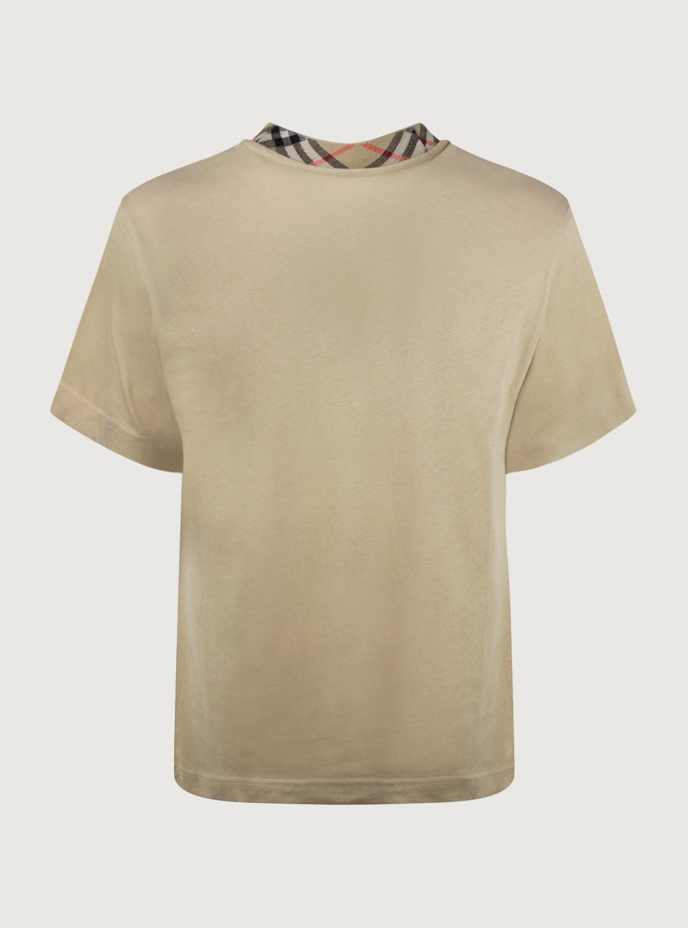 T-shirt Girocollo Check