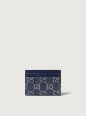 GG denim card holder 