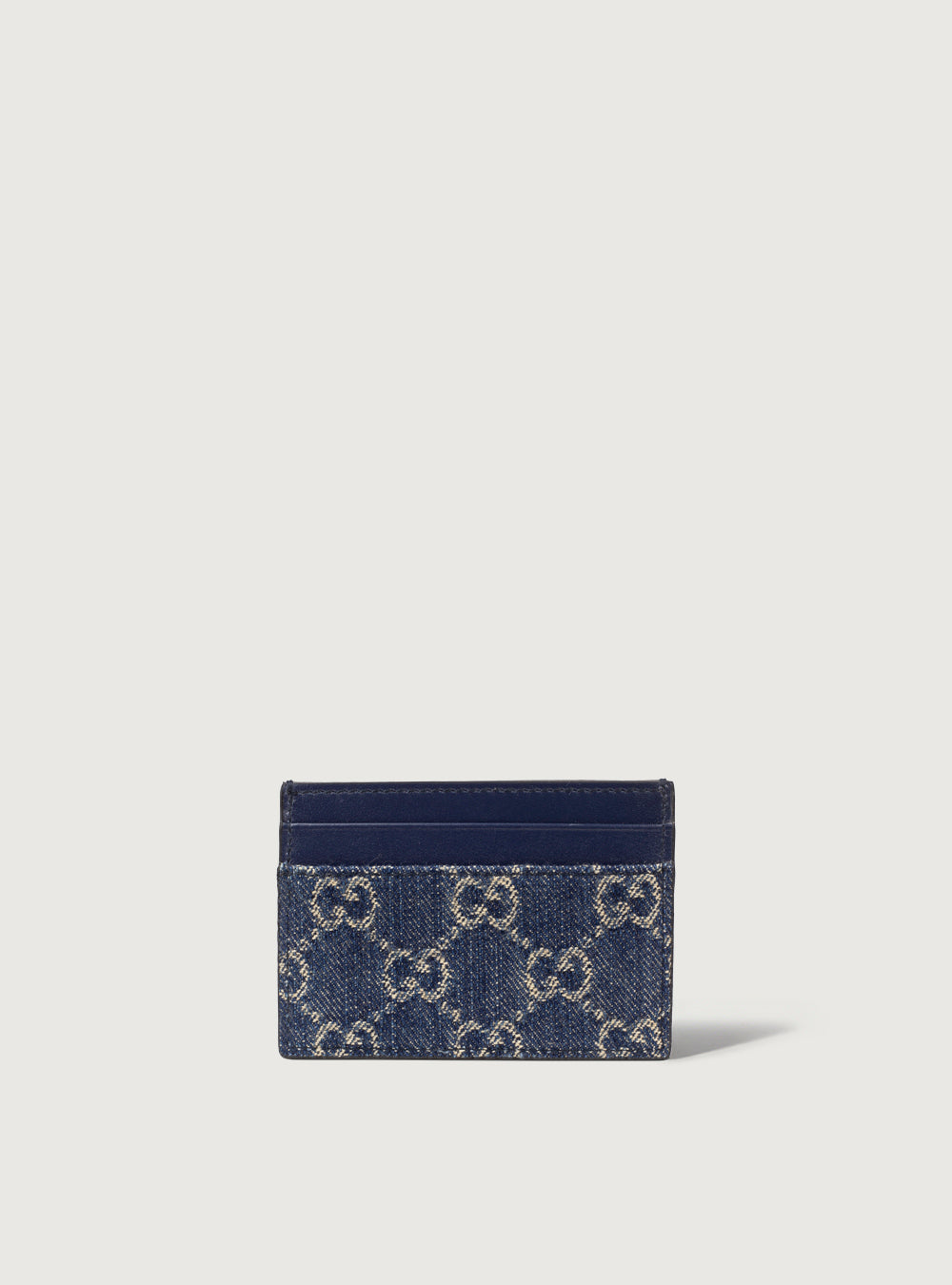 GG denim card holder 
