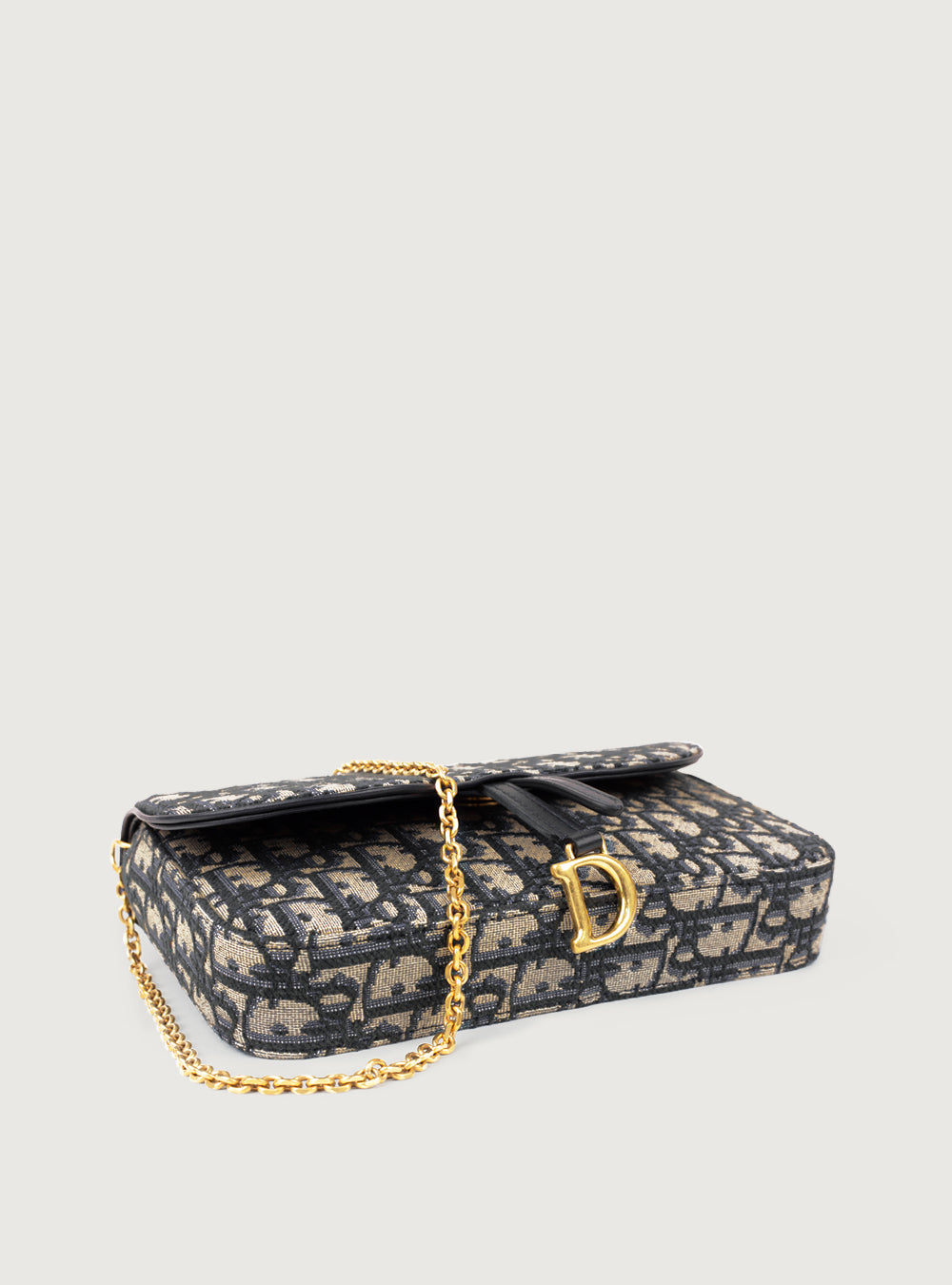 Pochette Saddle Jacquard Oblique