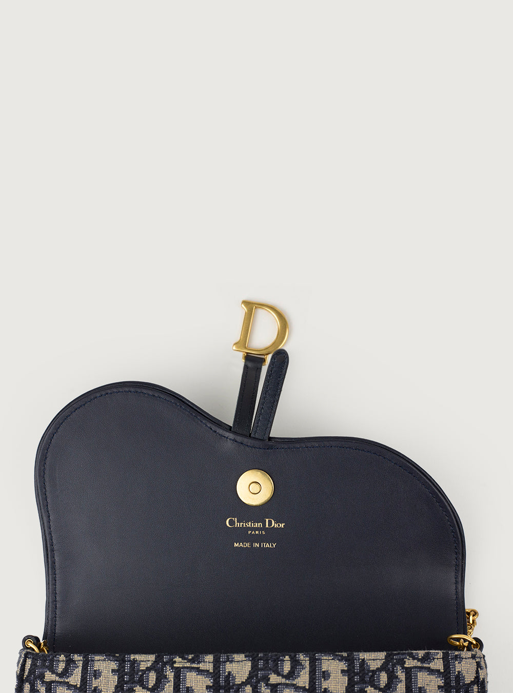 Pochette Saddle Jacquard Oblique