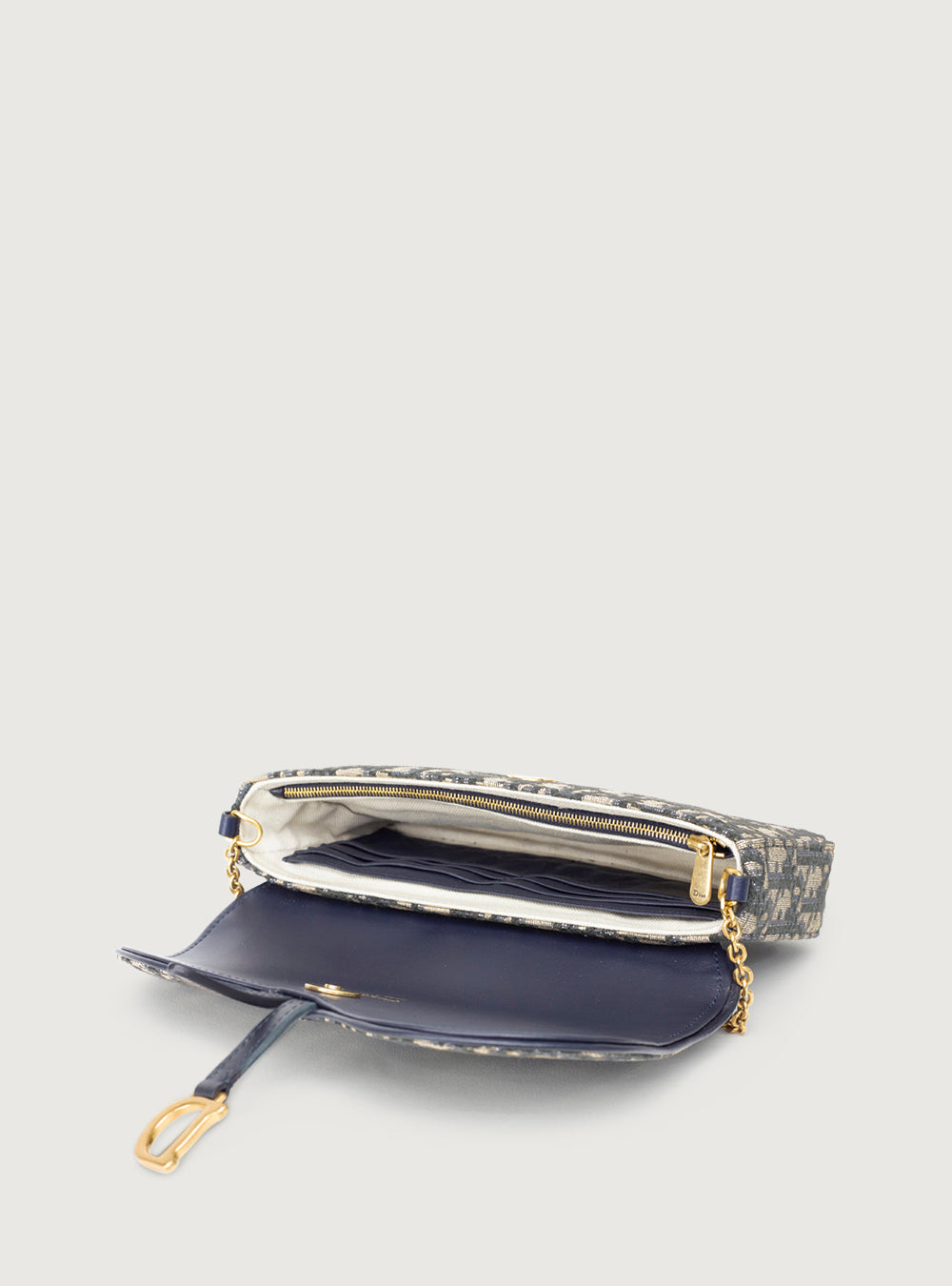 Pochette Saddle Jacquard Oblique