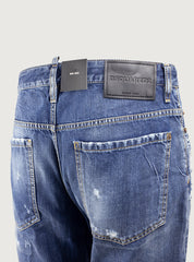 Jeans Dark Ripped Wash Bro