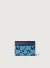 GG denim card holder 