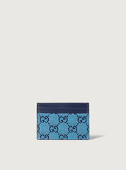 GG denim card holder 