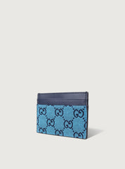 GG denim card holder 