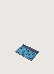 GG denim card holder 