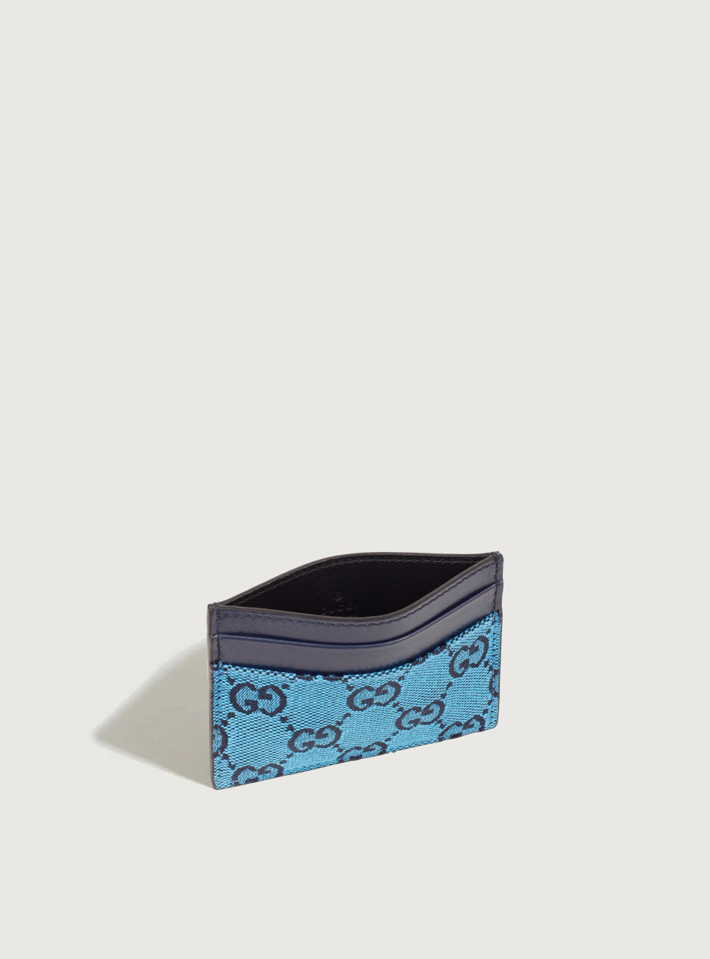 GG denim card holder 
