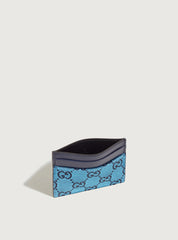 GG denim card holder 