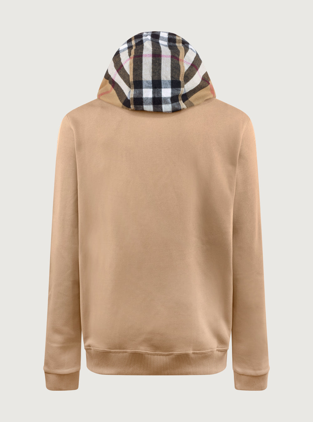 Felpa con cappuccio Check