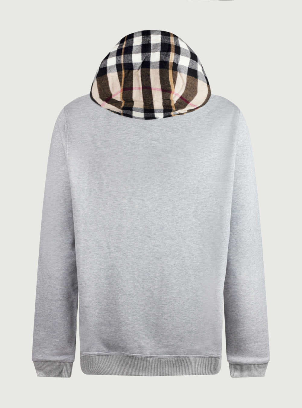 Felpa con cappuccio Check