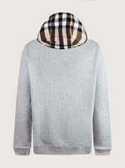 Felpa con cappuccio Check
