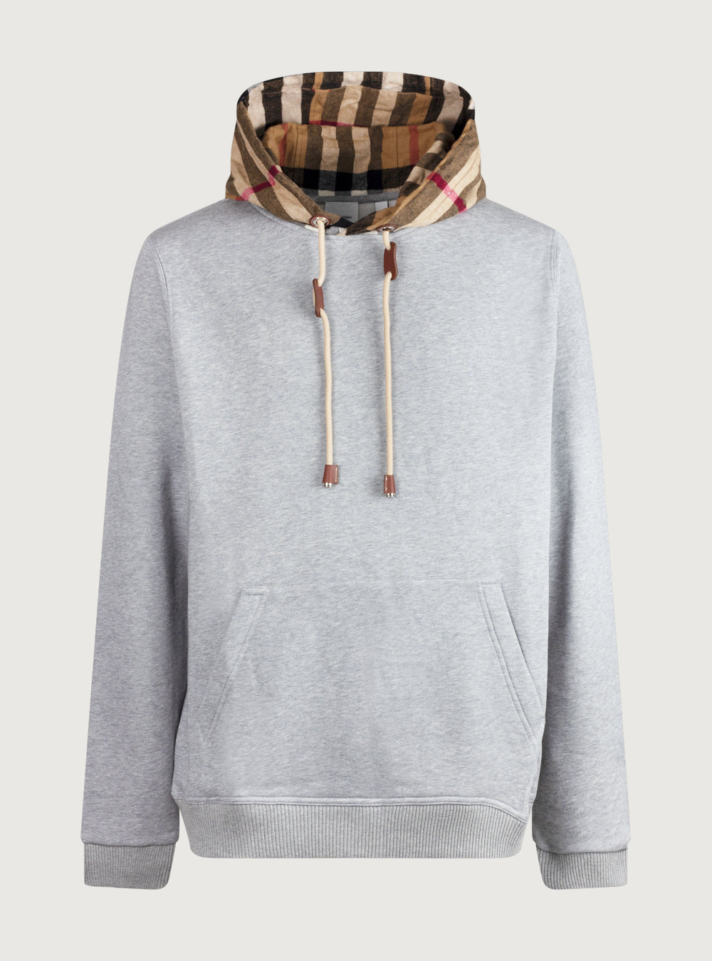 Felpa con cappuccio Check