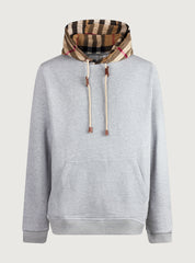 Felpa con cappuccio Check
