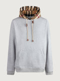 Felpa con cappuccio Check
