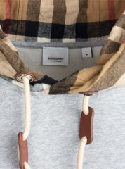 Felpa con cappuccio Check