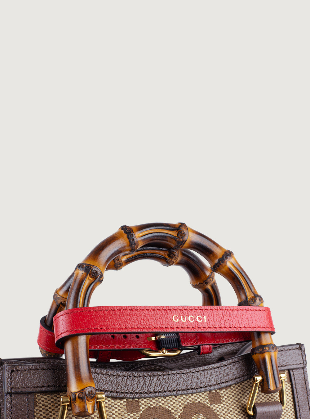 GG denim card holder 