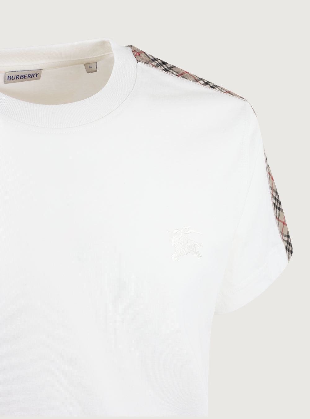T-shirt nastro check