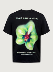T-shirt Glitch Orchid